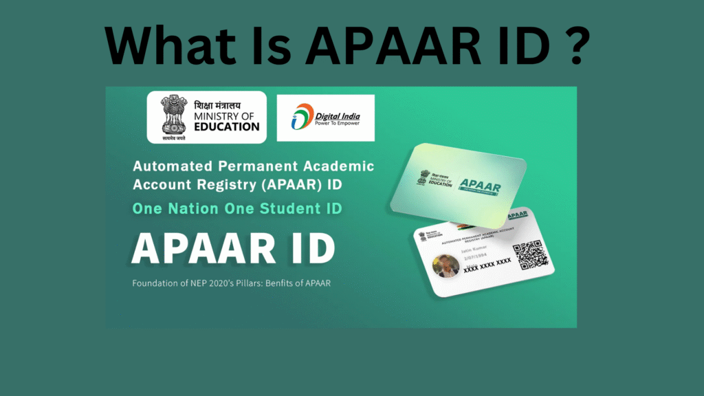 What is APAAR Id ? 1 what is apaarr id
