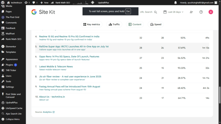 Is Google Site Kit Worth It? 7 Reasons Why It's Important (2025) 3 google site kit wordpress