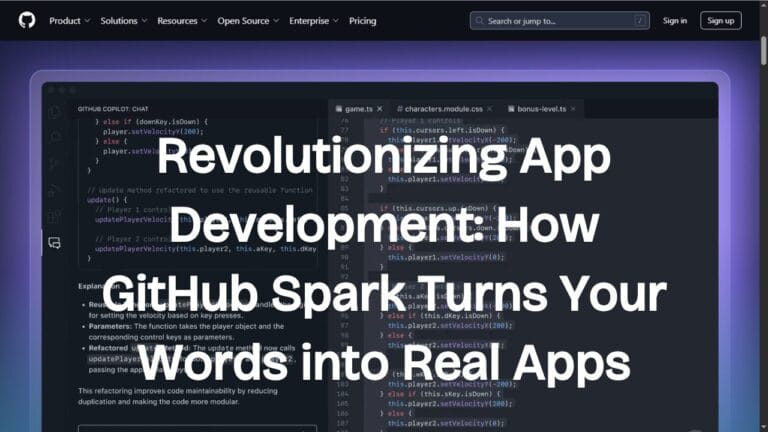 GitHub Spark: Microsoft’s Bold New AI Platform That Builds Apps from Just Your Ideas
