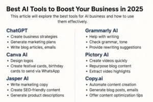 AI tools for business growth