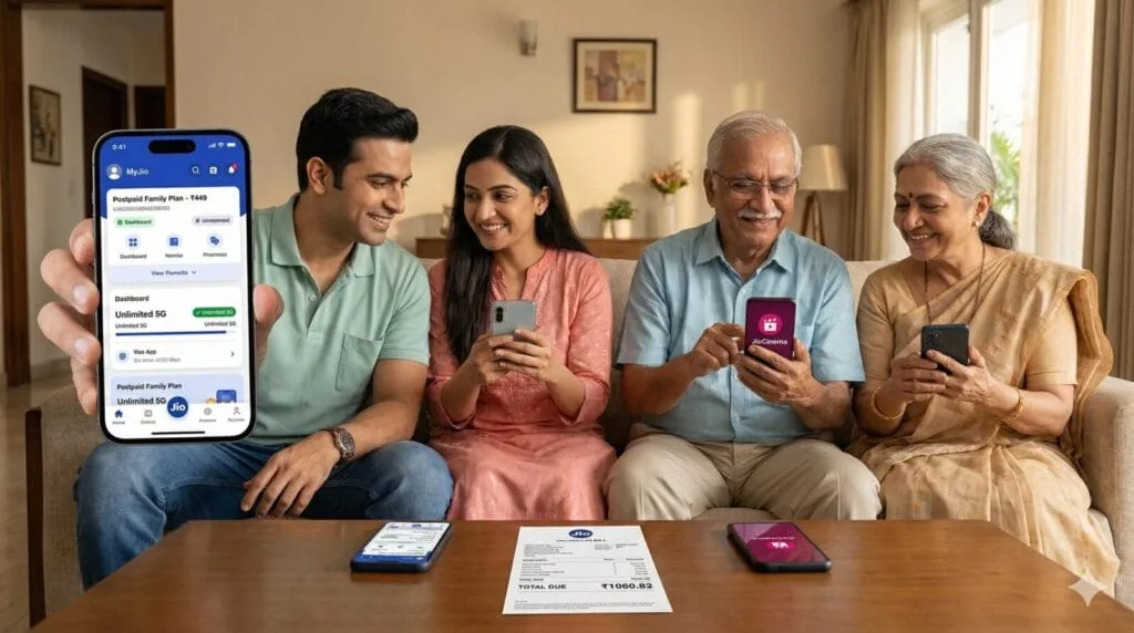 jio postpaid family plan