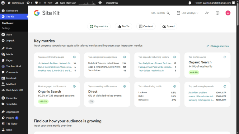 Why Google Site Kit is Important for Your WordPress Website 2 google site kit plugin