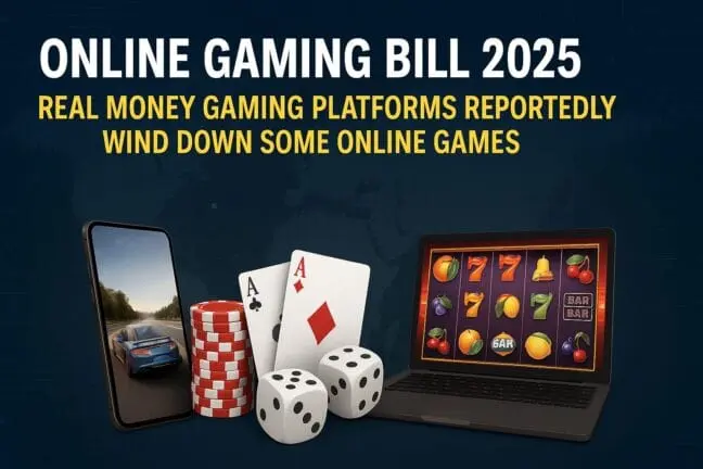 Online Gaming Bill 2025 India Online Gaming Bill 2025 India