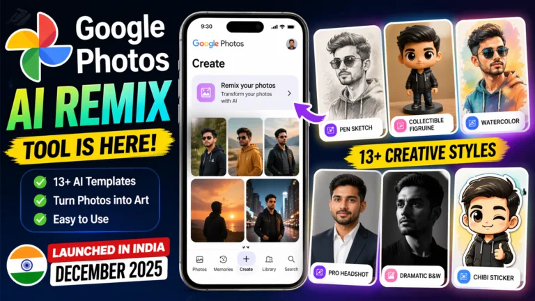Google Photos AI Remix Tool 2026: Turn Your Photos into AI in Seconds