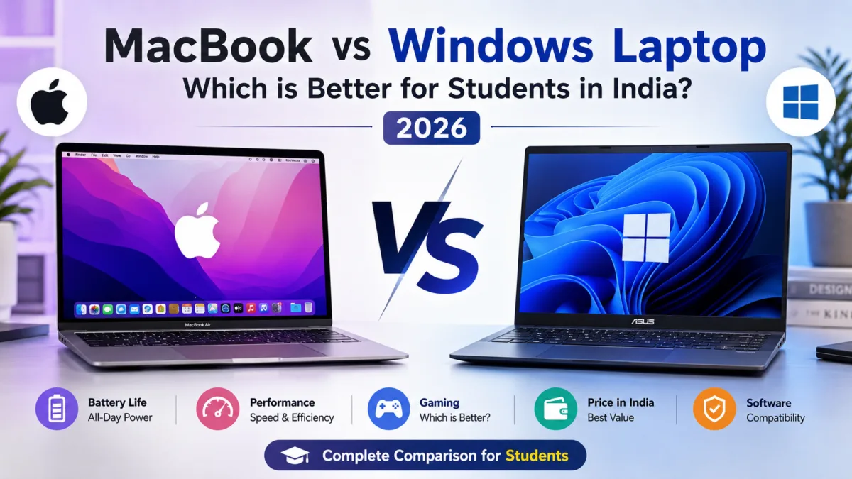 MacBook vs Windows Laptop in 2026: Which Is Better for Students in India?