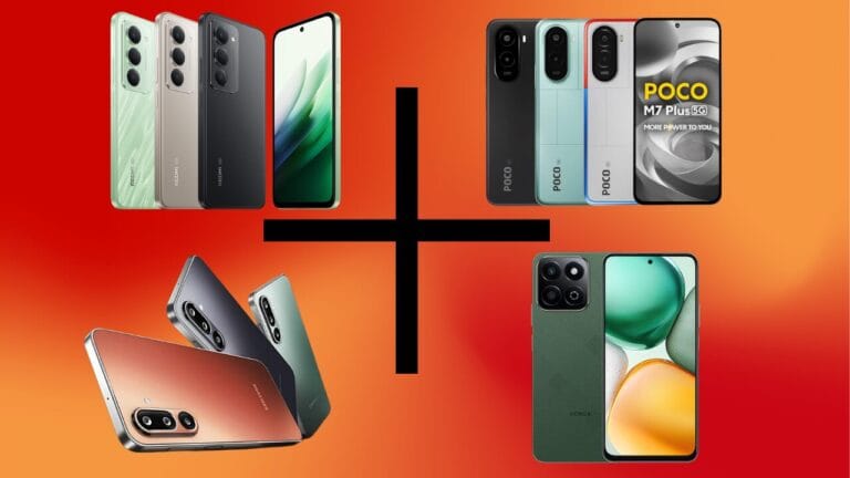 Redmi 15 5G vs Samsung M36, Poco M7 Plus & Honor X7c: Best Phone Under ₹16,000? 21 Best smartphone under 16000
