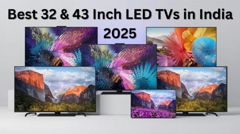 Best 32 & 43 Inch LED TVs in India 2025: Compare Price, Picture Quality & Features