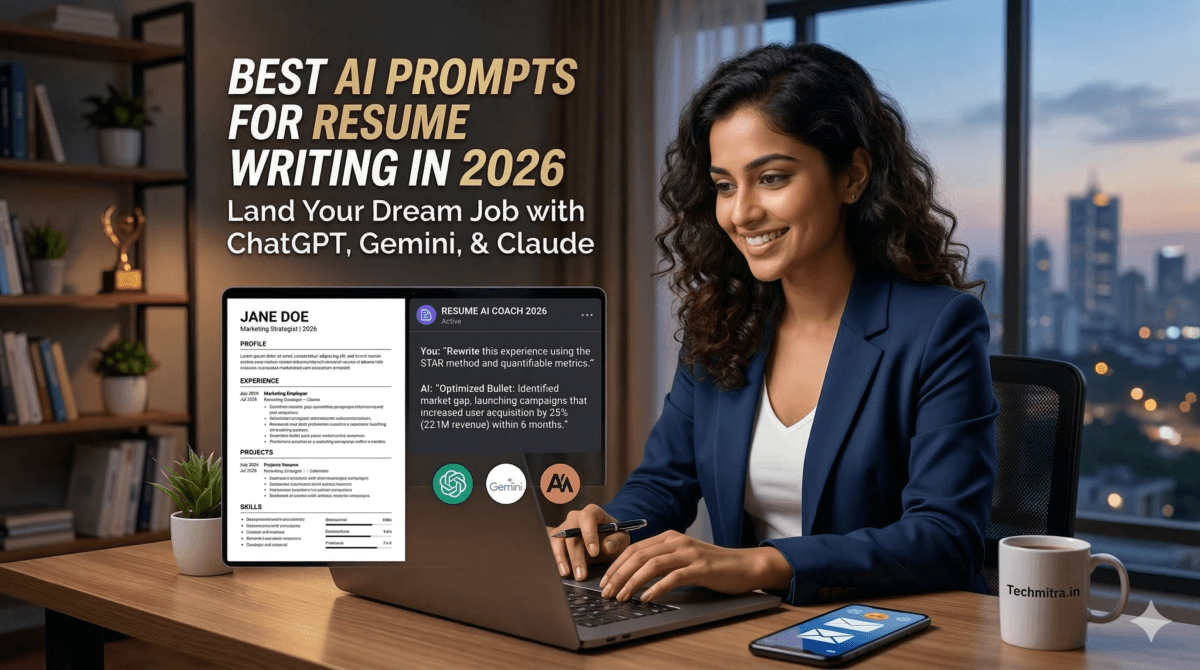 Best ChatGPT Prompts for Resume Writing (2026 Master Guide)