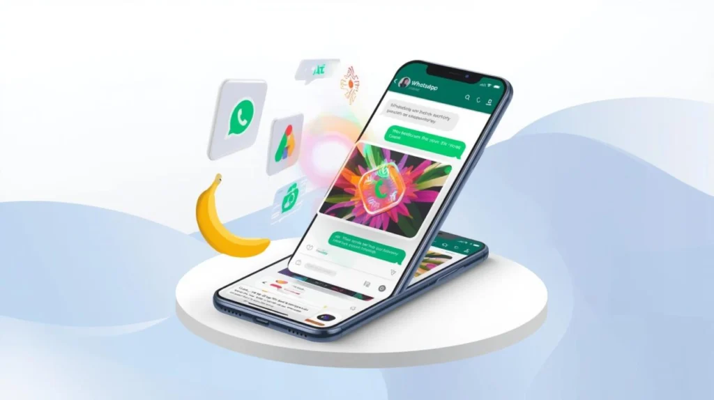 Gemini Nano Banana on WhatsApp