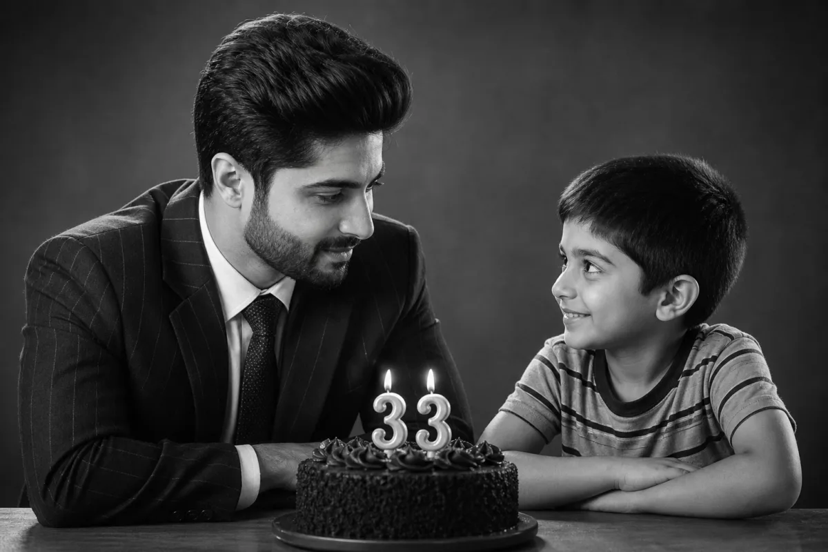ChatGPT “Meet Your Younger Self” Trend: How to Create Viral AI Childhood Photos (25 Detailed Prompts) 6 Cake Table Scene