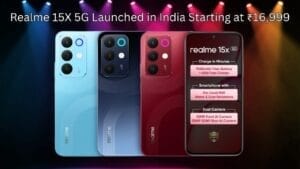 realme 15x 5g price in india