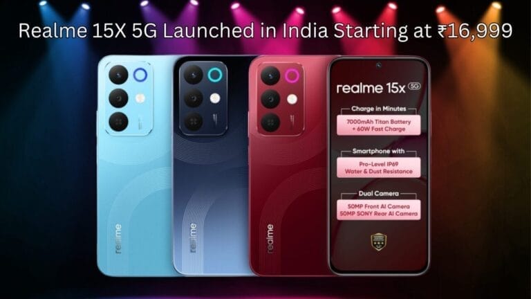 realme 15x 5g price in india