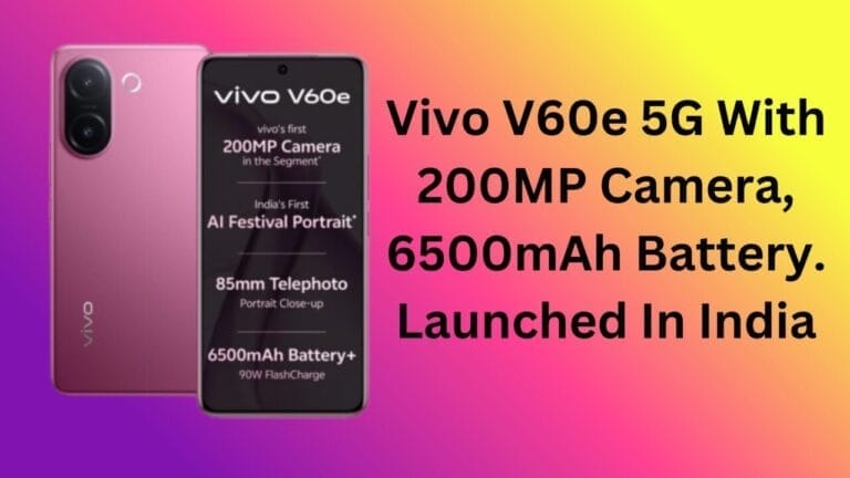 vivo v60e price in india