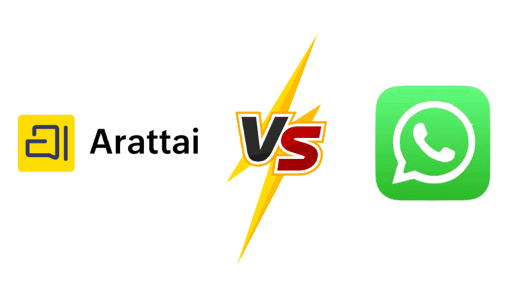 arattai vs whatsapp which is better