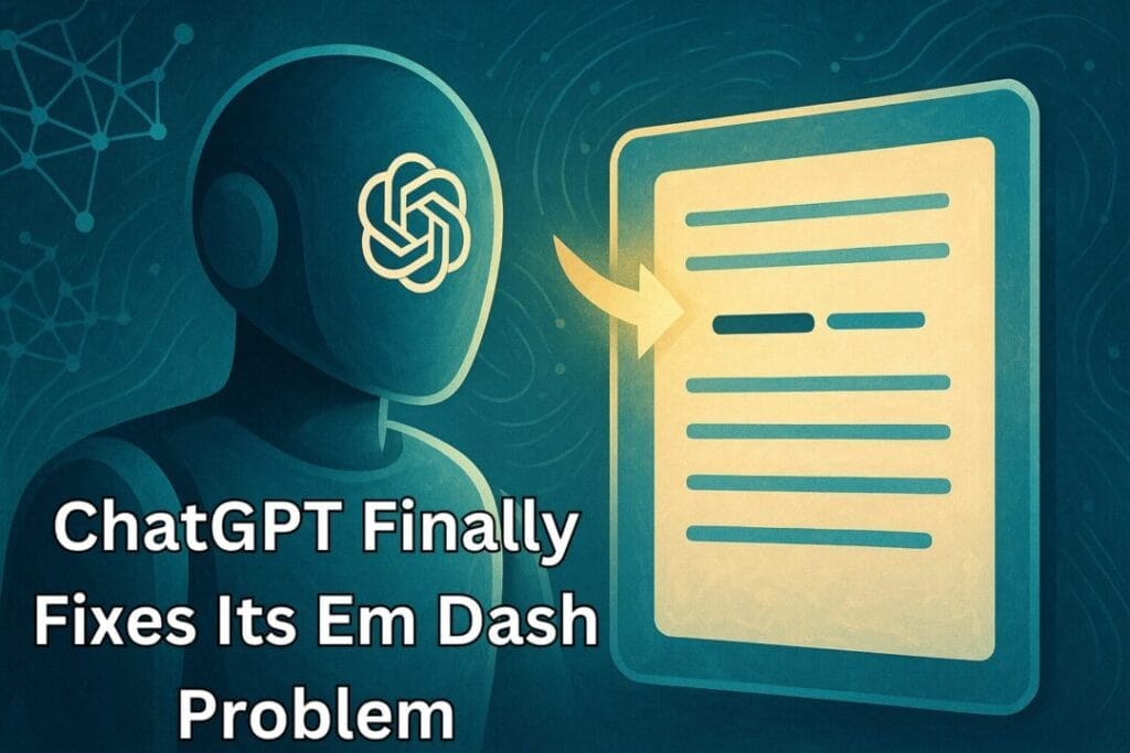 chatgpt em dash problem