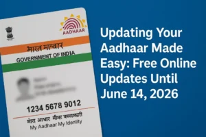 aadhaar online update