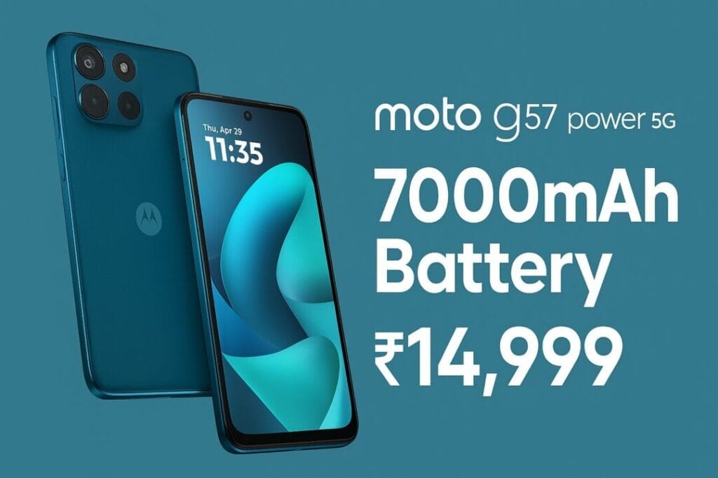moto g57 power price in india