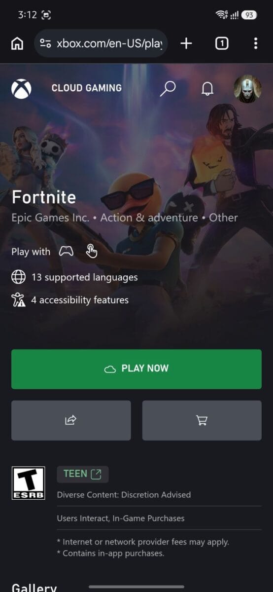 Xbox Cloud Gaming in India (2026): Pricing, Setup & Is It Worth It ? 6 Xbox Cloud Gaming working correctly through Chrome browser on Android
