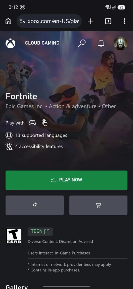 Xbox Cloud Gaming in India (2026): Pricing, Setup & Is It Worth It ? 6 Xbox Cloud Gaming working correctly through Chrome browser on Android
