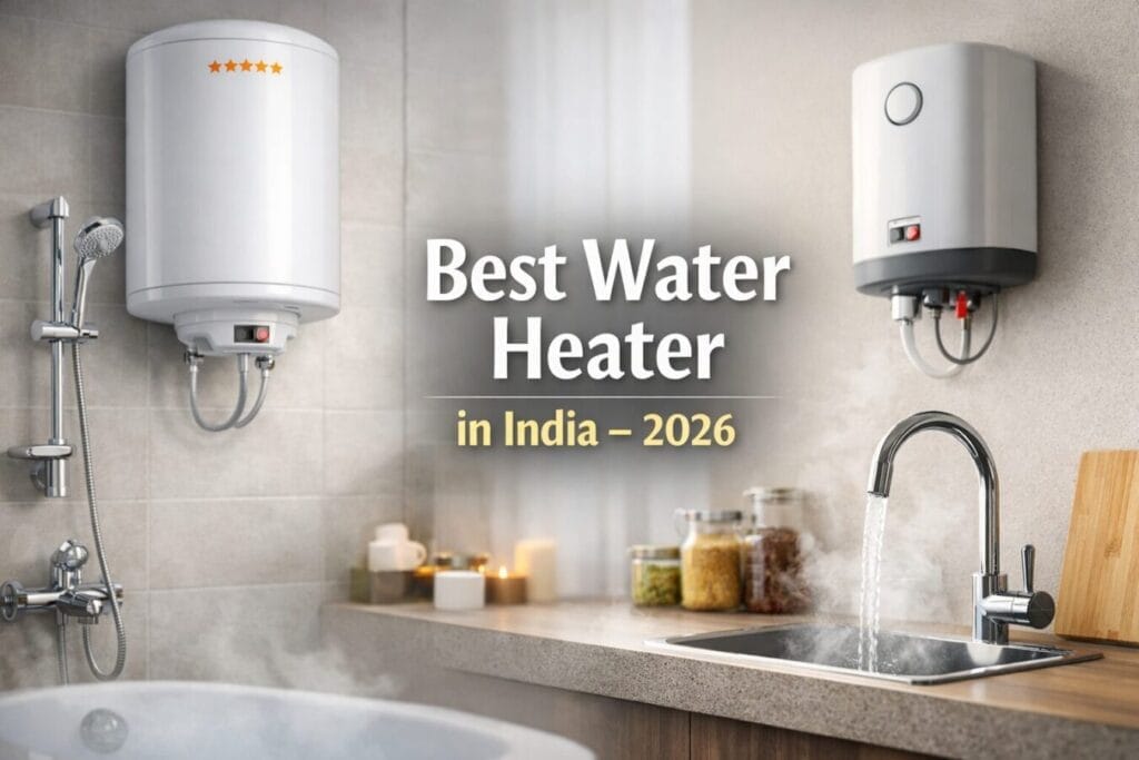 Best water heater in India 2026 storage and instant geyser for home