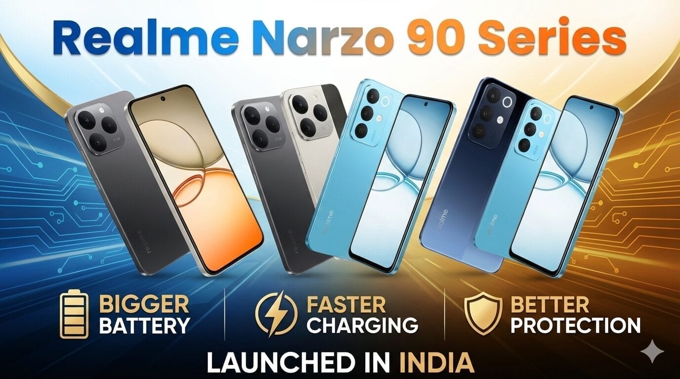 Realme Narzo 90 Series Launched in India: Bigger Battery, Faster Charging, and Better Protection 1 realme narzo 90 Series launched in india