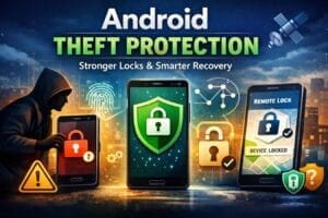 Android Theft Protection updates : Biometric Locks, AI Detection