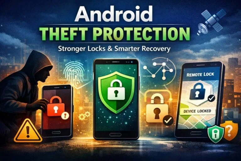 Android Theft Protection updates : Biometric Locks, AI Detection