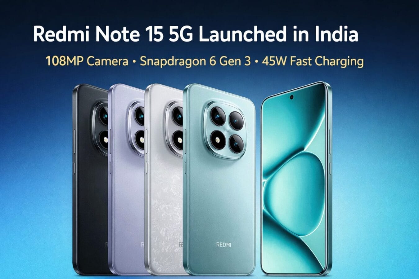 Redmi Note 15 5G Price, Specs
