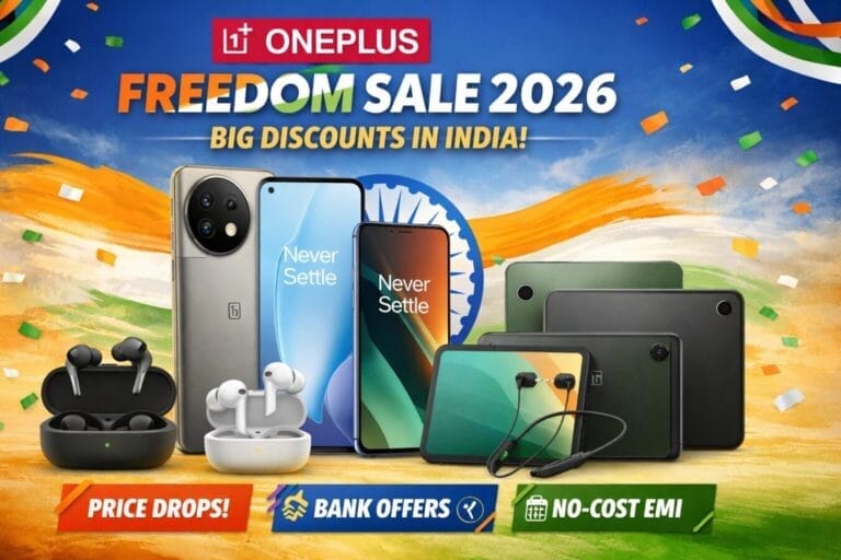 OnePlus Freedom Sale Discounts 2026 Announced