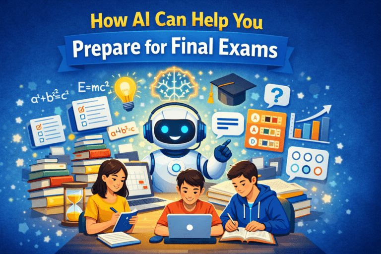 How AI Can Help Students Prepare for Final Exams (With Detailed, Customizable Prompts)