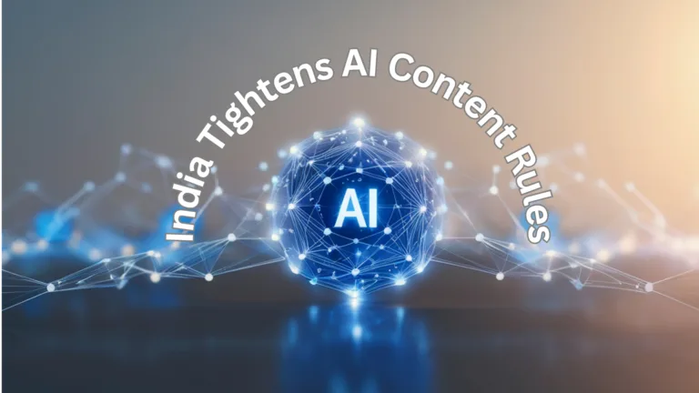 India Tightens AI Content Rules: Deepfakes Must Be Labeled and Harmful Posts Removed Within Hours