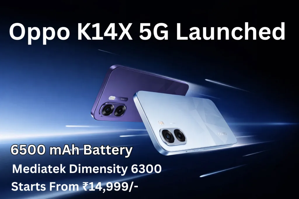 Oppo K14x 5G Price in India Announced, Specs Comparison with Samsung Galaxy F70e, Motorola g67 Power & Others 1 Oppo K14x 5G Price in India, Specs & Comparison with Rivals