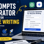AI Prompts Generator for Resume Writing & Generarting | Free Tool