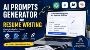 AI Prompts Generator for Resume Writing & Generarting | Free Tool