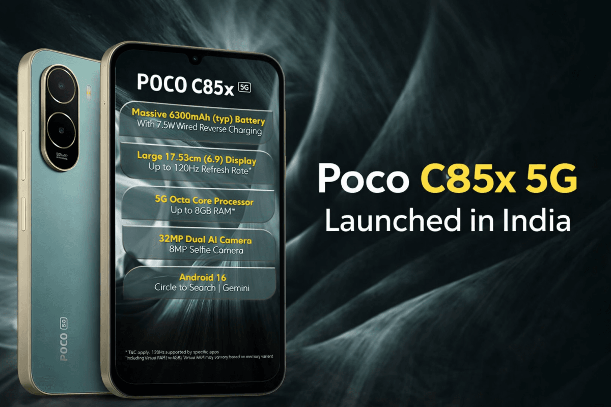 Poco C85x 5G Price in India, Specifications, Features, Comparison
