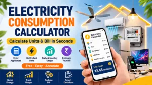 Electricity Consumption Calculator India – Calculate Home Units in Kwh
