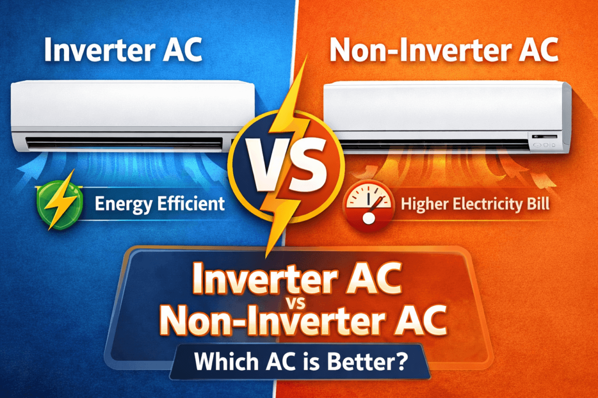 Inverter AC vs Non Inverter AC – Which is Best & Why? (2026)