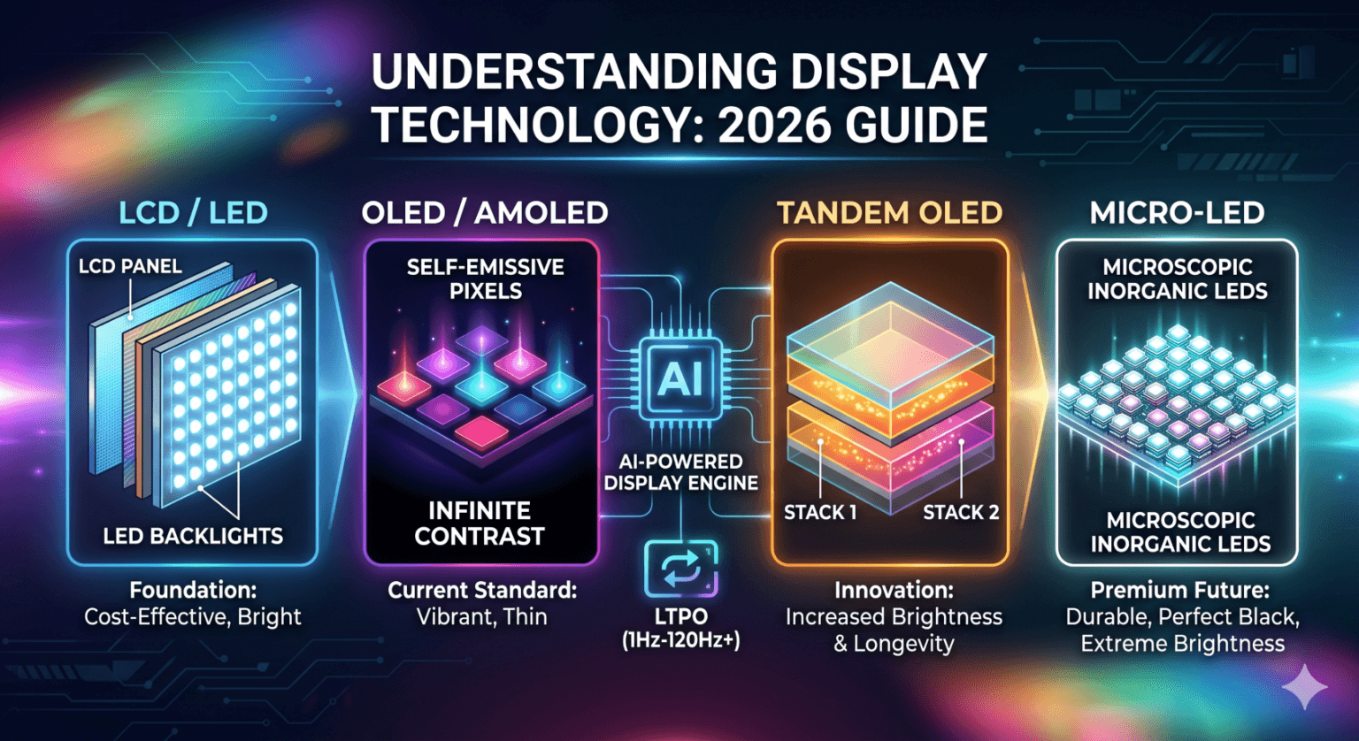 Understanding Display Technology The Ultimate 2026 Guide Understanding Display Technology The Ultimate 2026 Guide