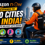 Amazon Now Expands to 100 Cities: 10-Min Delivery Race Heats Up