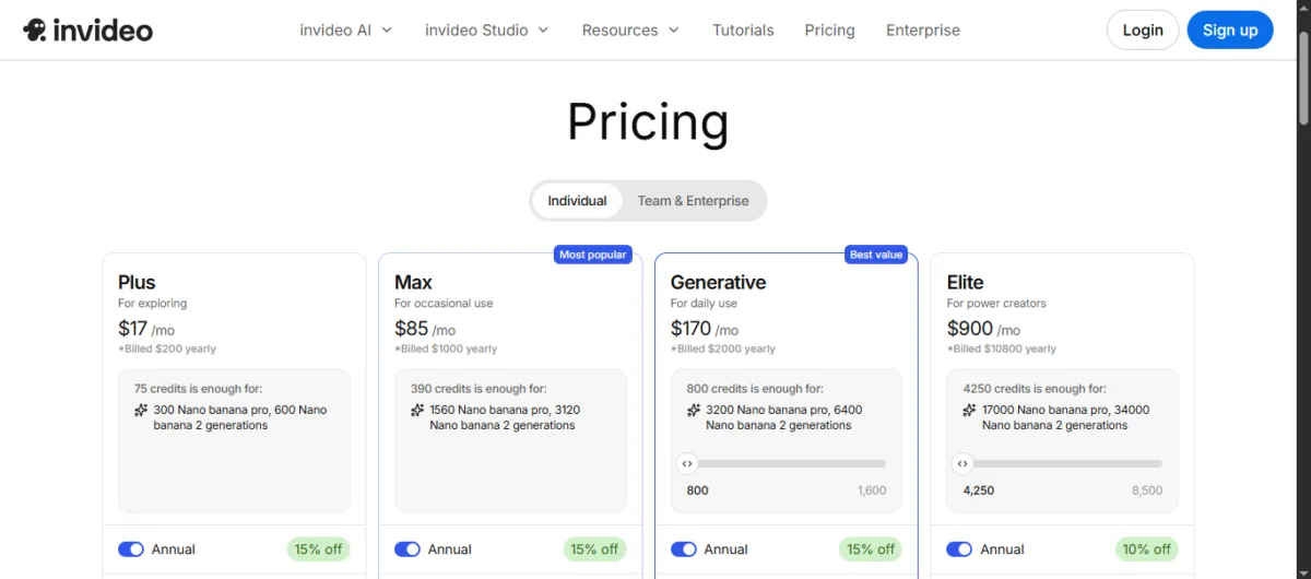 How to Make Faceless YouTube Videos with ChatGPT and Invideo AI: A Step-by-Step Guide 4 Invideo Pricing e1779699197924