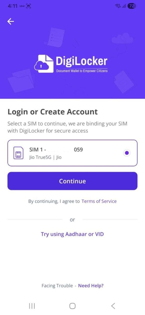 Step 4 Mobile number
