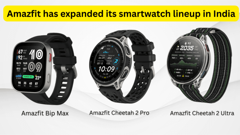 New Amazfit Smartwatches Arrive in India with AI & GPS Features