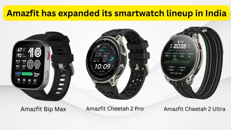 New Amazfit Smartwatches Arrive in India with AI & GPS Features
