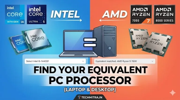 Intel vs AMD Processor Finder : Find Equivalent PC CPUs