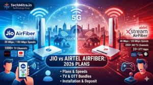 Jio AirFiber vs Airtel Xstream AirFiber (2026 Plans Guide)