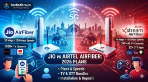 Jio AirFiber vs Airtel Xstream AirFiber (2026 Plans Guide)