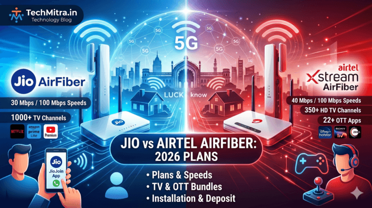 Jio AirFiber vs Airtel Xstream AirFiber (2026 Plans Guide)