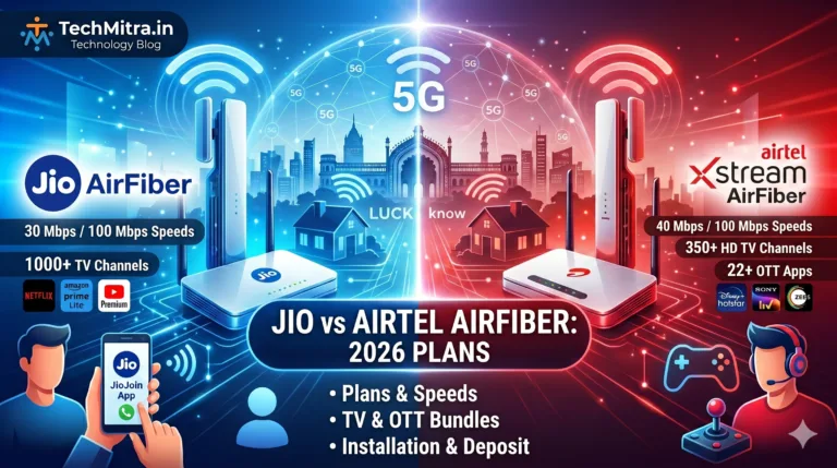 Jio AirFiber vs Airtel Xstream AirFiber (2026 Plans Guide)