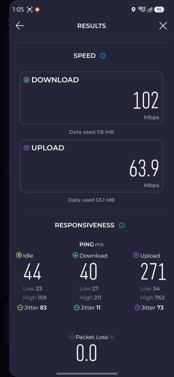 Jio Airfiber Review ( June 2026) – Honest Real User Experience After 18 months Use 2 Screenshot of Jio Airfiber in july