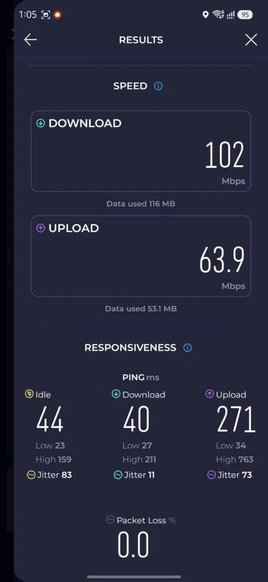 Jio Airfiber Review ( June 2026) – Honest Real User Experience After 18 months Use 2 Screenshot of Jio Airfiber in july